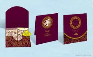 WEDDING CARD DESIGNS IN STYLE OF LEGEND MARIO MIRANDA