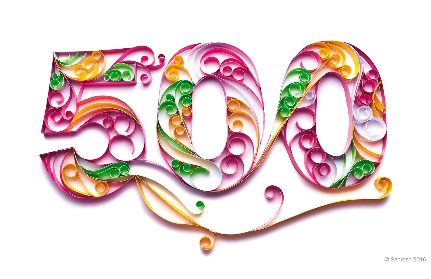 PAPER QUILLING ART | 500