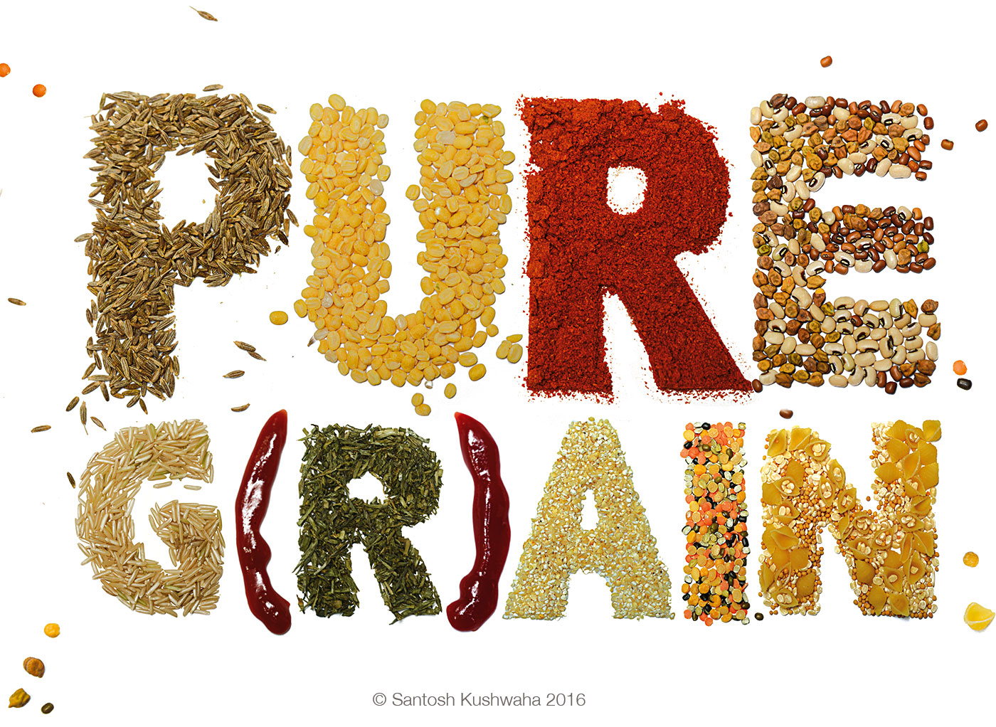 TYPOGRAPHIC DESIGN USING GRAINS