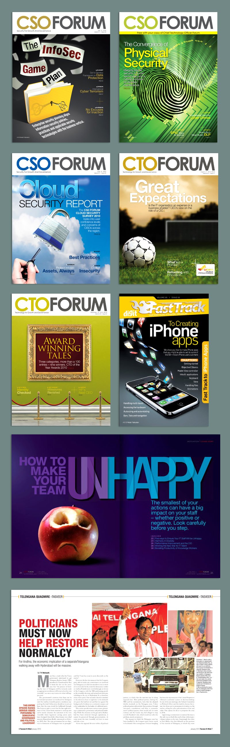 MAGAZINE COVER DESIGNS